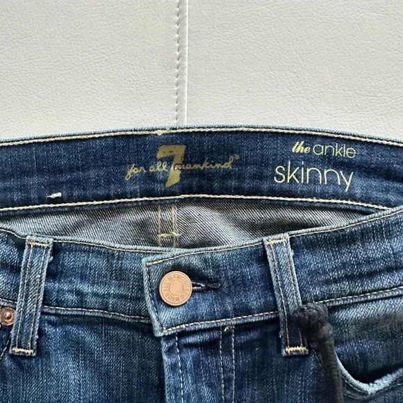 Seven 7 skinny jeans size 26 blue - Picture 4 of 4